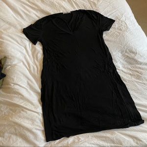 Bear Dance Cute Black Shirt Dress